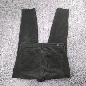 KUT From The Kloth Jeans Women 8 Green Normcore Corduroy Slim Stretch Preppy